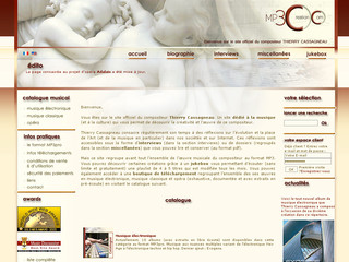 Aperçu visuel du site http://www.mp3-creation.com