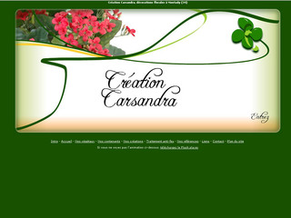 Aperçu visuel du site http://www.creation-carsandra.com