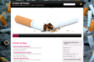 Aperçu visuel du site http://www.arreter-de-fumer.fr