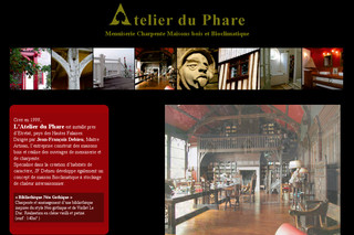 Aperçu visuel du site http://www.atelierduphare.fr