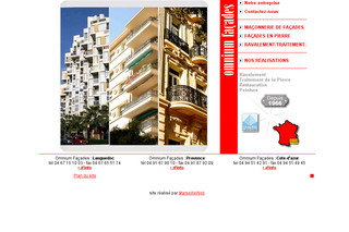 Aperçu visuel du site http://www.omnium-facades.com
