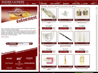 Vente de Bijoux de Marques en ligne : Bijouterie Xavier Laurent - Vente-bijoux.com
