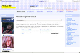 Aperçu visuel du site http://www.annuaire.exionnaire.com