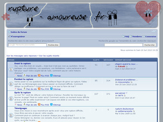 Rupture Forum sur Rupture-amoureuse.fr