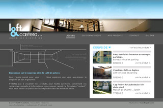 Aperçu visuel du site http://www.loftetc.fr/