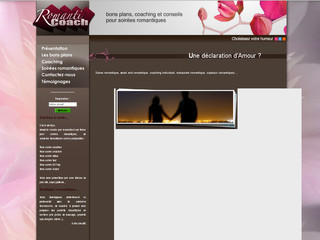 Aperçu visuel du site http://www.soiree-romantique.com