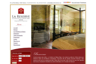 Aperçu visuel du site http://www.hotel-bordeaux-raba.com/
