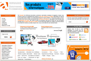 Aperçu visuel du site http://www.annuaire-boutique-ecommerce.com