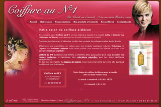 Aperçu visuel du site http://www.coiffureaun1.fr