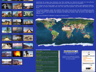 Aperçu visuel du site http://www.partirou.com