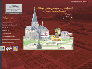 Aperçu visuel du site http://www.abbaye-saint-georges.com/