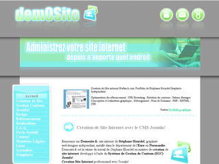 Aperçu visuel du site http://demosite.fr
