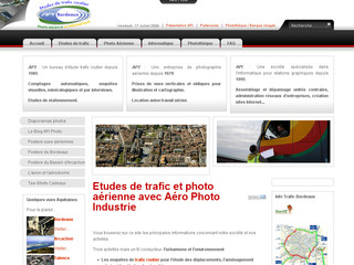 Aperçu visuel du site http://www.api-photo.fr