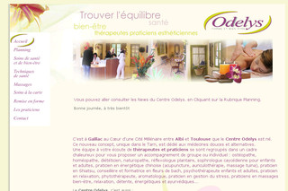 Aperçu visuel du site http://www.centre-odelys.fr