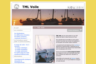 Aperçu visuel du site http://www.tmlvoile.com