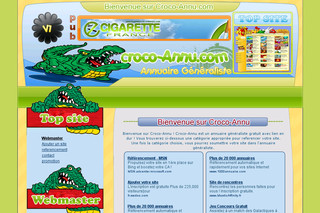 Aperçu visuel du site http://www.croco-annuaire.com