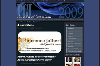 Aperçu visuel du site http://www.pierregravel.com