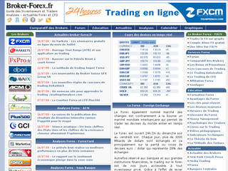 Broker-forex.fr - Analyse - Actualité des courtiers Forex - CFD