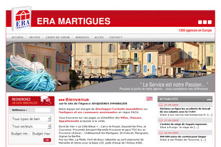 Aperçu visuel du site http://www.immo-martigues.fr