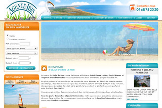 Aperçu visuel du site http://www.ibis-immobilier.com