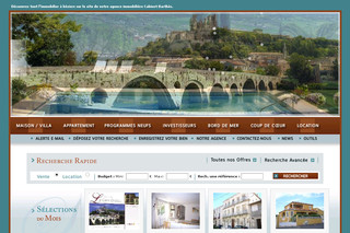 Aperçu visuel du site http://www.cabinet-barthes.fr