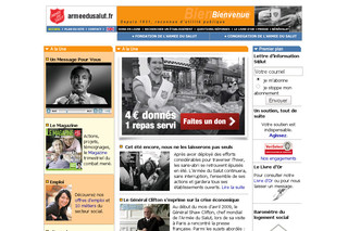 Aperçu visuel du site http://www.armeedusalut.fr 