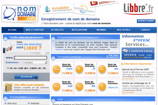 Aperçu visuel du site http://www.nom-domaine.com