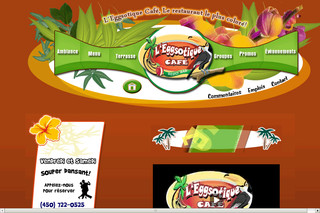 Aperçu visuel du site http://www.leggsotiquecafe.com 