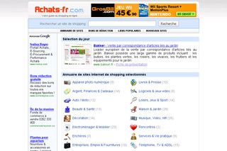 Aperçu visuel du site http://www.achats-fr.com