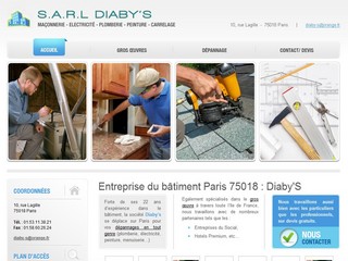 Aperçu visuel du site http://www.diaby-s.fr/