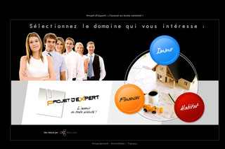 Aperçu visuel du site http://www.projetdexpert.fr/