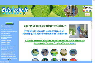 Aperçu visuel du site http://www.eclaircie.fr
