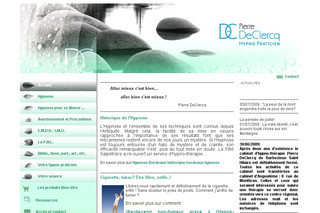 Aperçu visuel du site http://www.pierredeclercq.fr