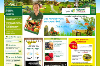 Aperçu visuel du site http://www.magasin-point-vert.fr