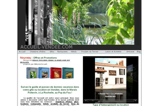 Aperçu visuel du site http://www.accueil-vendee.com