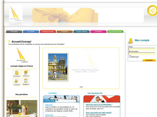 Aperçu visuel du site http://www.lyonnaise-de-garantie.com/