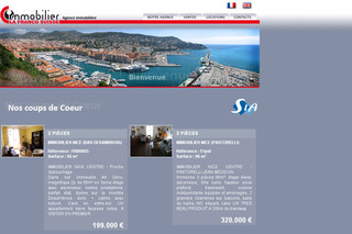 Aperçu visuel du site http://www.lafrancosuisse.com