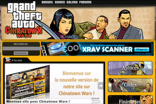 Aperçu visuel du site http://www.gta-chinatownwars.fr
