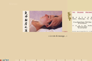 Aperçu visuel du site http://www.massagedasie.com