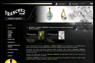 Aperçu visuel du site http://www.bijouterie-tranchez.fr