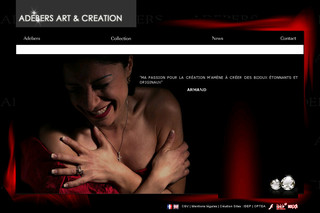 Aperçu visuel du site http://www.adebers.com