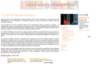 Aperçu visuel du site http://www.farmeristes.fr