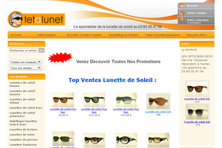 Aperçu visuel du site http://www.lunette-soleil.fr