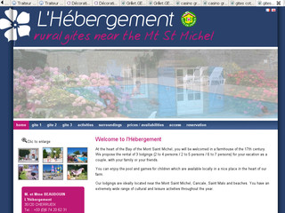 Aperçu visuel du site http://www.lhebergement.fr