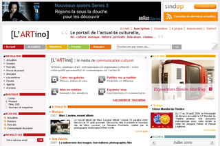 Aperçu visuel du site http://www.lartino.fr