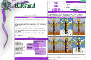Aperçu visuel du site http://www.1lifestand.com