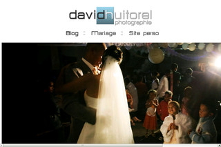 Aperçu visuel du site http://www.davidhuitorel.com