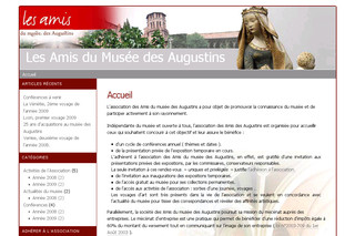 Aperçu visuel du site http://www.amis-des-augustins.fr