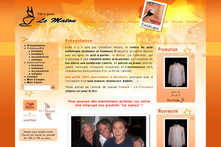 Aperçu visuel du site http://www.starlets-le-matou.com