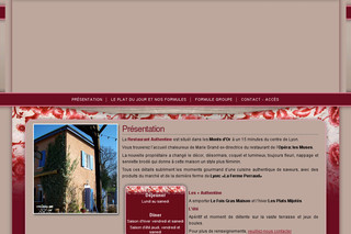 Aperçu visuel du site http://www.authentine.fr